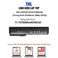 Pin laptop HP EliteBook 2560p 2570p SX03 SX06 632423-001 HSTNN-DB2K 11.1V/5200mAh/6Cell - BẢO HÀNH 12 THÁNG