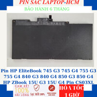 Pin Laptop HP EliteBook 745 G3 745 G4 755 G3 755 G4 840 G3 840 G4 850 G3 850 G4 HP ZBook 15U G3 15U G4 Pin TA03XL CS03XL