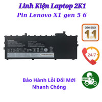 Pin Laptop Lenovo X1 Carbon Gen 6 57Wh 01AV429 01AV430 01AV431 01AV494 Hàng New 100%