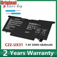 Pin Laptop Mới C22-UX31 cho ASUS Zenbook UX31E UX31A DH72 Uitrabook UX31AR4004H BX31E BX31A 7.4V 50Wh 6840mAh