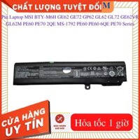 Pin Laptop MSI GE62 GE72 GP62 GL62 GL72 GE62VR GL62M PE60 PE70 2QE MS-1792 PE60 PE60 6QE PE70 Series--Pin MSI BTY-M6H