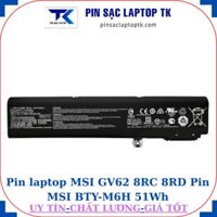 Pin laptop MSI GV62 8RC 8RD