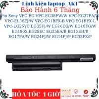 Pin laptop Sony Vaio VPC-EG EG38FW/W EG27FA/W EL36FJ/W EG1BFX-B EG1BFX-L EG25YC EG35FJ/W EG16EG/W EG18FG/W EG190X EG28EC