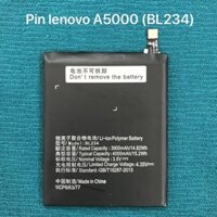 Pin lenovo A5000 zin theo máy, kí hiệu trên pin BL234