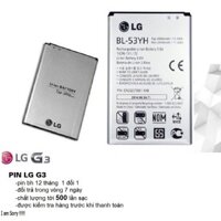 Pin LG G3/F400/ G3 Isai/  Cat6/ LS990/ D855/ D830/ VS985/ 53YH - Bảo hành 3 Tháng- Hoàn tiền 100% nếu không hài lòng