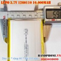 Pin Li-Po 3.7V 10000mAh 1260110 (Lithium Polymer)