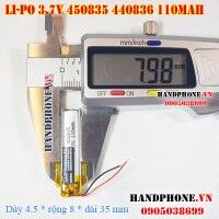 Pin Li-Po 3.7V 100mAh 450835 440836 (Lithium Polymer)