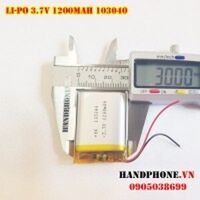 Pin Li-Po 3.7V 103040 1200 mAh