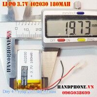 Pin Li-Po 3.7V 180mAh 402030 (Lithium Polymer)
