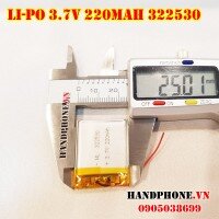 Pin Li-Po 3.7V 322530 220mAh