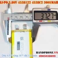 Pin Li-Po 3.7V 3605mAh 4538122 4538C2 (Lithium Polymer)
