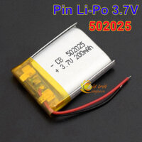 Pin Li-Po 3.7V 502025 200mAh Lithium Polyme