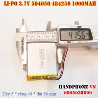 Pin Li-Po 3.7V 504050 484250 1000mAh (Lithium Polymer)