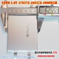 Pin Li-Po 3.8V 4000mAh 476378 466378 (Lithium Polymer)