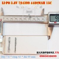 Pin Li-Po 3.8V 4480mAh 784399 Dòng xả cao 15C (Lithium Polymer) cho DJI Phantom 3 Flycam