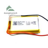 Pin Li-Po Lithium Polymer 3.7V Dung Lượng 4000mAh 12x40x65mm Dùng Cho Tai Nghe Bluetooth Và Thiết Bị Điện Tử