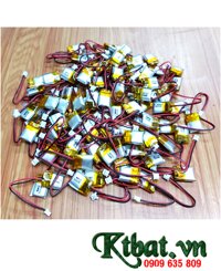 Pin LIPO 301012, Pin sạc Li-polymer 3.7v 301012 với 60mAh (3mmx10mmx12mm), Đã gắn sẳn mạch sạc