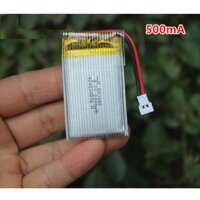 Pin Lipo 3.7V 500mAh Lithium Polymer - Có mạch bảo vệ