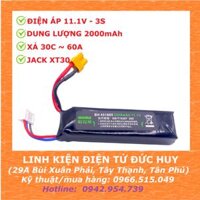 PIN LIPO 3S 11.1V 2000MAH, XẢ 30C, XT30