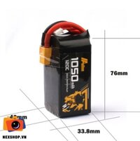 Pin Lipo Fpv Auline EX 1050MAH 6S 22.2V 120C XT60