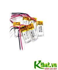 Pin Lipo LP-601120, Pin sạc 3.7v Li-polymer LP-601120 (6mmx11mmx20mm) 110mAh | Đã gắn sẳn mạch sạc