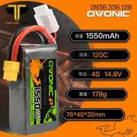 Pin Lipo Ovonic 1550mah 4s 120c