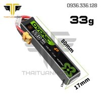 Pin Lipo Ovonic 550mah 2s 7.4v 80c