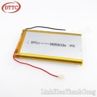 Pin Lipo Polymer 3.7V 10000mAh 11x62x110mm