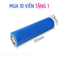 Pin Lithium 18650 dung lượng 1800mAh - COMBO 2 Viên