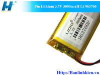 Pin Lithium 3.7V 3000mAH Li-103665                                               Yêu thích