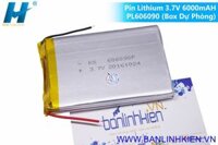 Pin Lithium 3.7V 6000mAH PL606090 (Box Dự Phòng)                                               Yêu thích