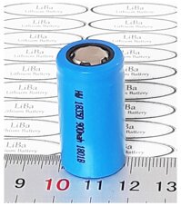 Pin Lithium ion 18350 3.7V 900 mAh _ LiBa