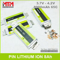 Pin lithium ion 3.7V 8000mAh 65C Smart