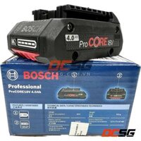 Pin Lithium-ion PROCORE 18V 4.0Ah Bosch 1600A0193L  DCSG