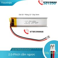 Pin Lithium Polymer 3.7V 501350 Có Thể Sạc Lại Pin Mô Hình Máy Bay Cung Cấp Tai Nghe Bluetooth Pin Lithium