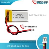 Pin Lithium Polymer 3.7V 902035 Ghi Âm Đồ Chơi Nhỏ Bút Chấm Đọc Bút Điều Hướng Sạc Pin 600MAh