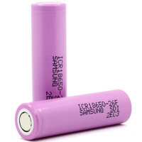 Pin lithium Samsung 18650 26F 3.7V 2600mAh, pin sạc, đầu phẳng nhọn cho đèn pin và quạt nhỏ
