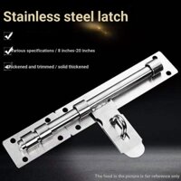 (((Pin lò xo tự động) (Pin nút) Pin cửa dày bằng thép không gỉ Plus Kích thước chốt cửa chống trộm Ổ khóa gắn trên bề mặt Chốt cửa bằng gỗ Khóa cửa Chốt cửa Cũ