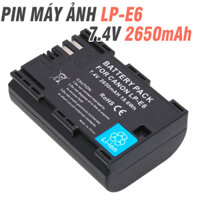 Pin LP-E6 2650mAh cho máy ảnh canon 5DMark3 5D4 6D 6D2 7D2 80D 90D