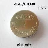 Pin LR1130 / AG10 Alkaline 1.55V (Vỉ 10 viên)