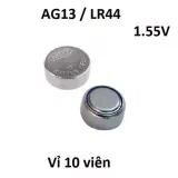 Pin LR44 / AG13 Alkaline 1.55V (Vỉ 10 viên)