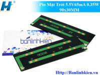 Pin Mặt Trời 5.5V65mA 0.35W 90x30MM                                               Yêu thích
