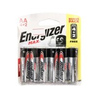 Pin Max 4 + 2 Viên Energizer E92 BP4+2 AAA