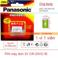 Pin máy ảnh 3V-850mAh CR2 CR-2W/C1B CR15H270 Panasonic