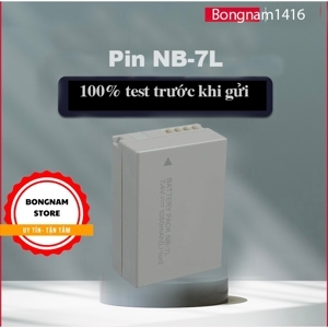 Pin Pisen NB7L (NB-7L) dùng cho máy ảnh Canon G10, G11, G12
