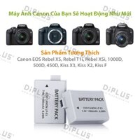 Pin máy ảnh Canon LP-E5 pin máy ảnh Canon EOS XS Rebel T1i XSi 1000D 500D 450D X3 Kiss X2 F camera battery LPE5