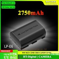 Pin Máy Ảnh Canon LP-E6 2650mAh Cho Canon 60D, 70D, 6D, 7D, 5D MARK II, 5D MARK III, 7D II