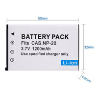 PIN MÁY ẢNH CASIO CNP-20/NP-20, DÙNG CHO Exilim EX-Z60, Exilim EX-Z65, Exilim EX-Z70, EX-Z75, EX-Z77