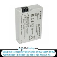 Pin máy ảnh cho Canon 550D, 600D, 650D, 700D , Rebel T2, Rebel T2i, Rebel T3i , Kiss X4, X5, LP-E8