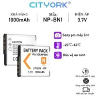 Pin máy ảnh CITYORK NP-BN1 cho SONY DSC-W630 W670 W690 W710 W730 W800 DSC-W810 DSC-W320 DSC-W350 T99